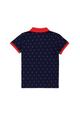 Erkek Çocuk Lacivert Polo Yaka Tişört - 50278161053