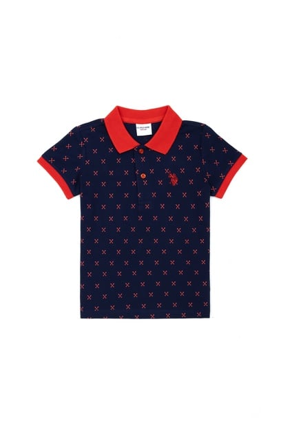Erkek Çocuk Lacivert Polo Yaka Tişört
