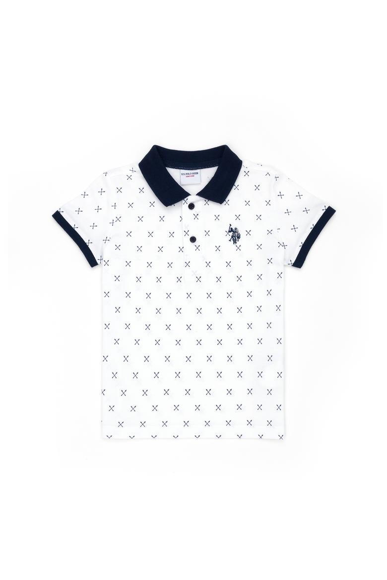 Erkek Çocuk Beyaz Polo Yaka Tişört - 50278161035