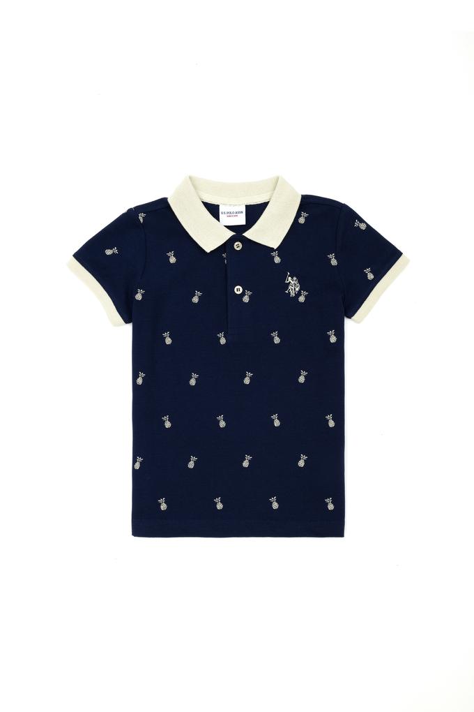 Erkek Çocuk Lacivert Polo Yaka Tişört