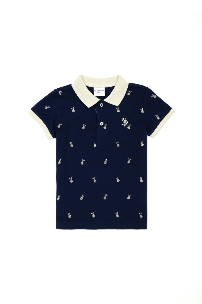 Erkek Çocuk Lacivert Polo Yaka Tişört
