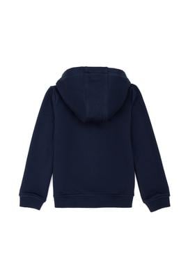 Çocuk Lacivert Basic Kapüşonlu Sweatshirt - 50269418024