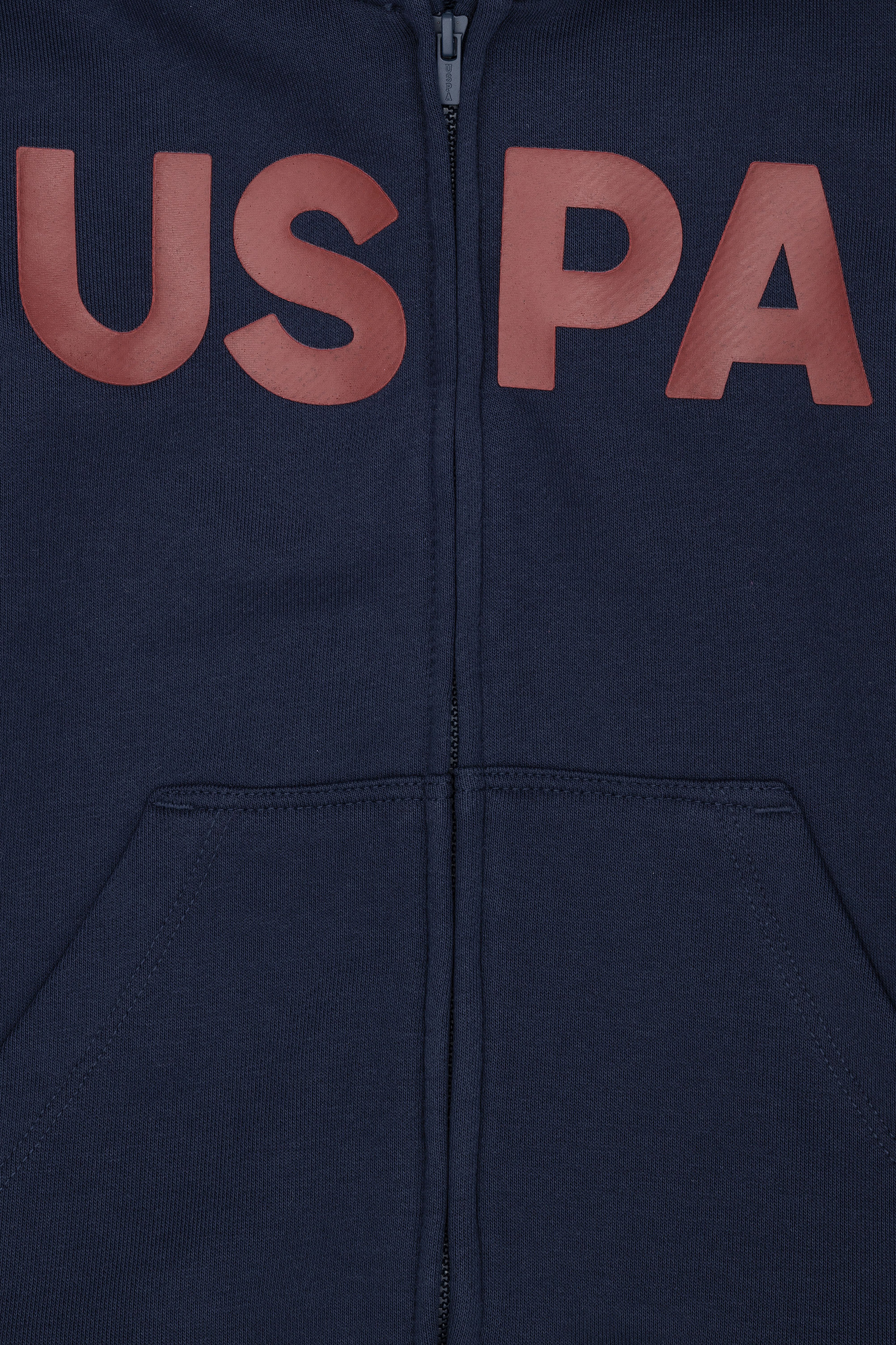 Çocuk Lacivert Basic Kapüşonlu Sweatshirt - Image 3