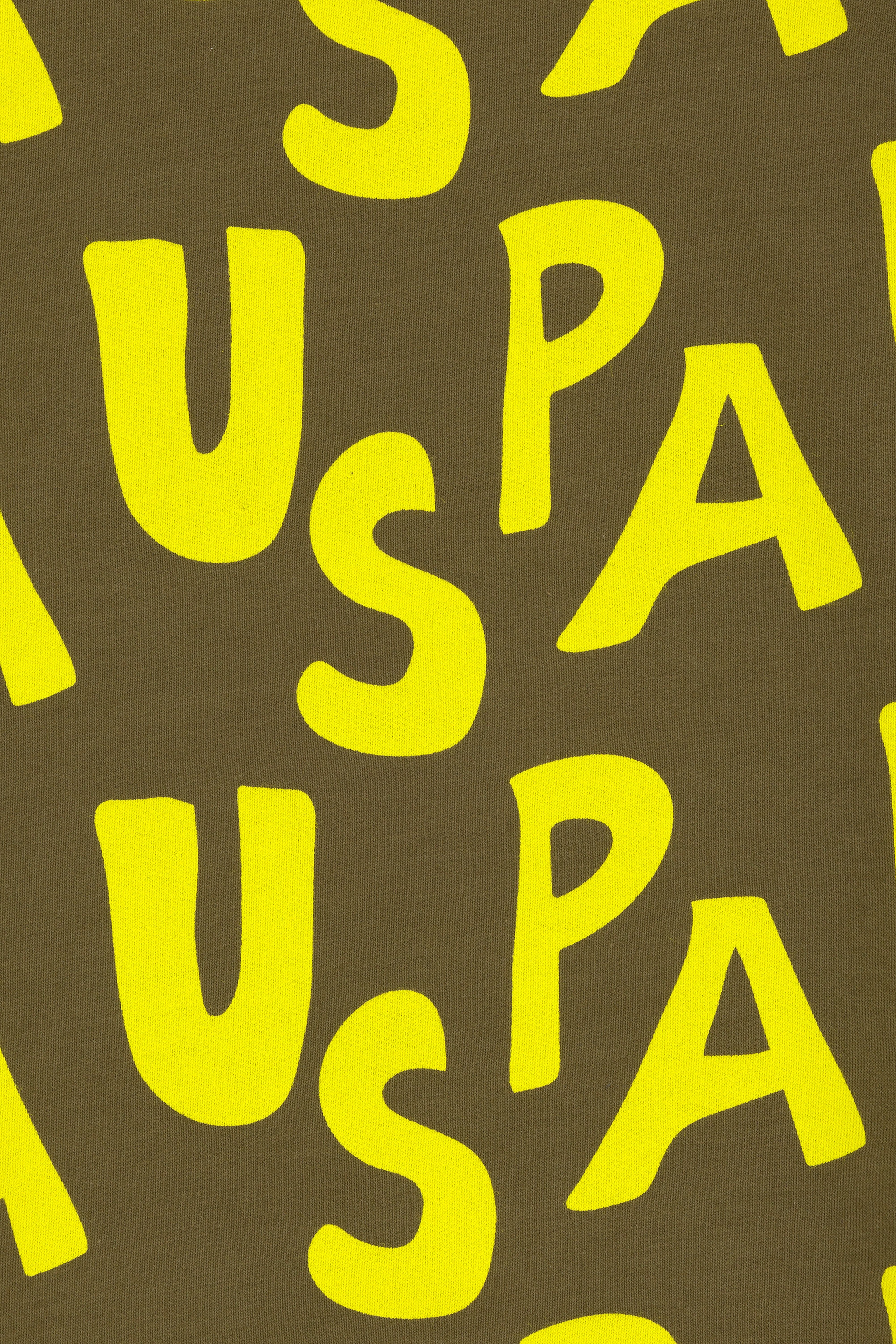 Çocuk Haki Bisiklet Yaka Sweatshirt