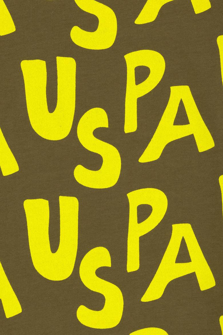 Çocuk Haki Bisiklet Yaka Sweatshirt - 50274401026