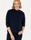 Kadın Lacivert Bisiklet Yaka Sweatshirt