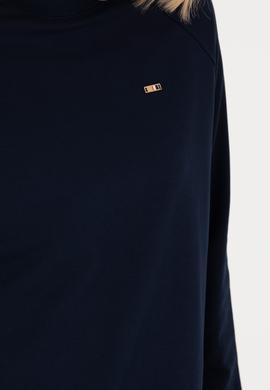 Kadın Lacivert Bisiklet Yaka Sweatshirt - 50276027005