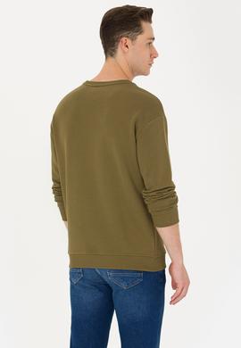 Erkek Haki Sweatshirt - 50273989018