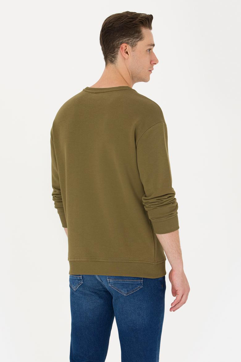 Erkek Haki Sweatshirt - 50273989018
