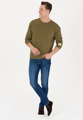 Erkek Haki Sweatshirt - 50273989018