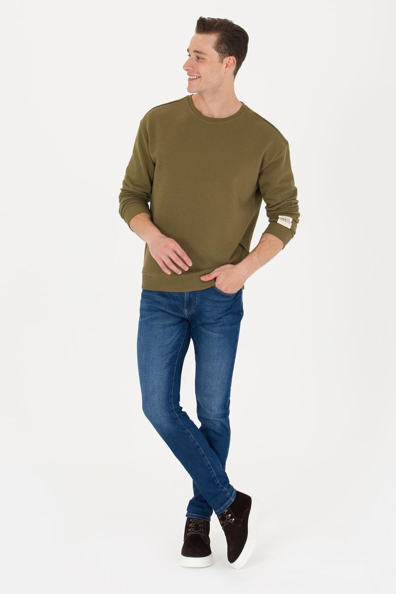 Erkek Haki Sweatshirt - 50273989018