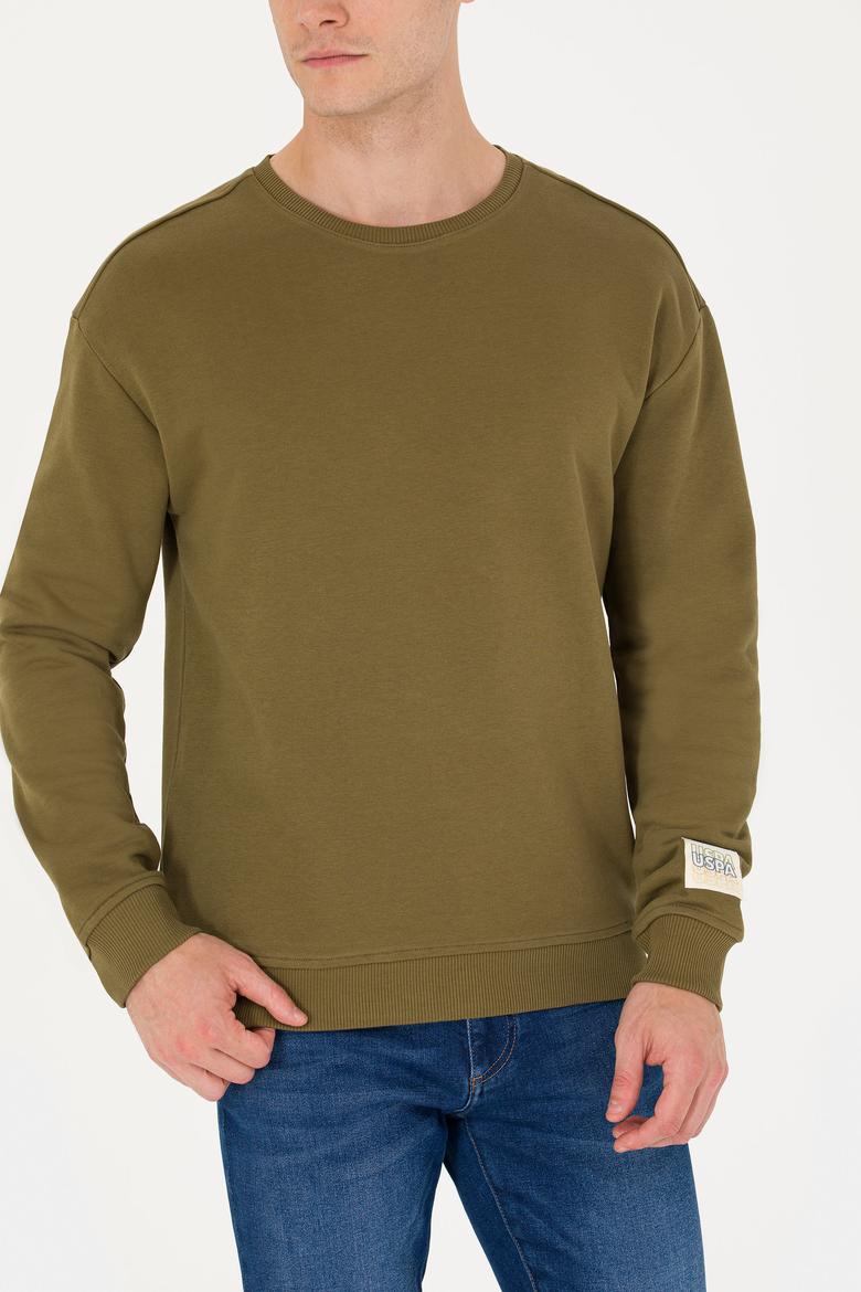 Erkek Haki Sweatshirt - 50273989018