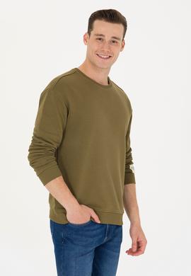 Erkek Haki Sweatshirt - 50273989018