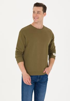 Erkek Haki Sweatshirt - 50273989018