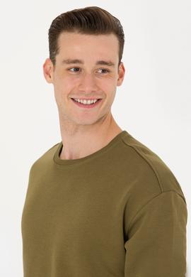Erkek Haki Sweatshirt - 50273989018