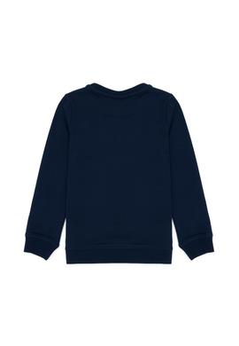 Çocuk Lacivert Bisiklet Yaka Sweatshirt - 50274379007