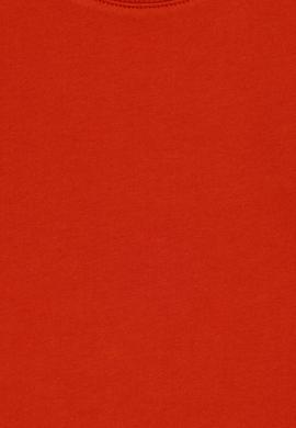 Çocuk Kiremit Basic Bisiklet Yaka Sweatshirt - 50274410013