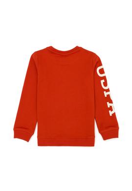 Çocuk Kiremit Basic Bisiklet Yaka Sweatshirt - 50274410013