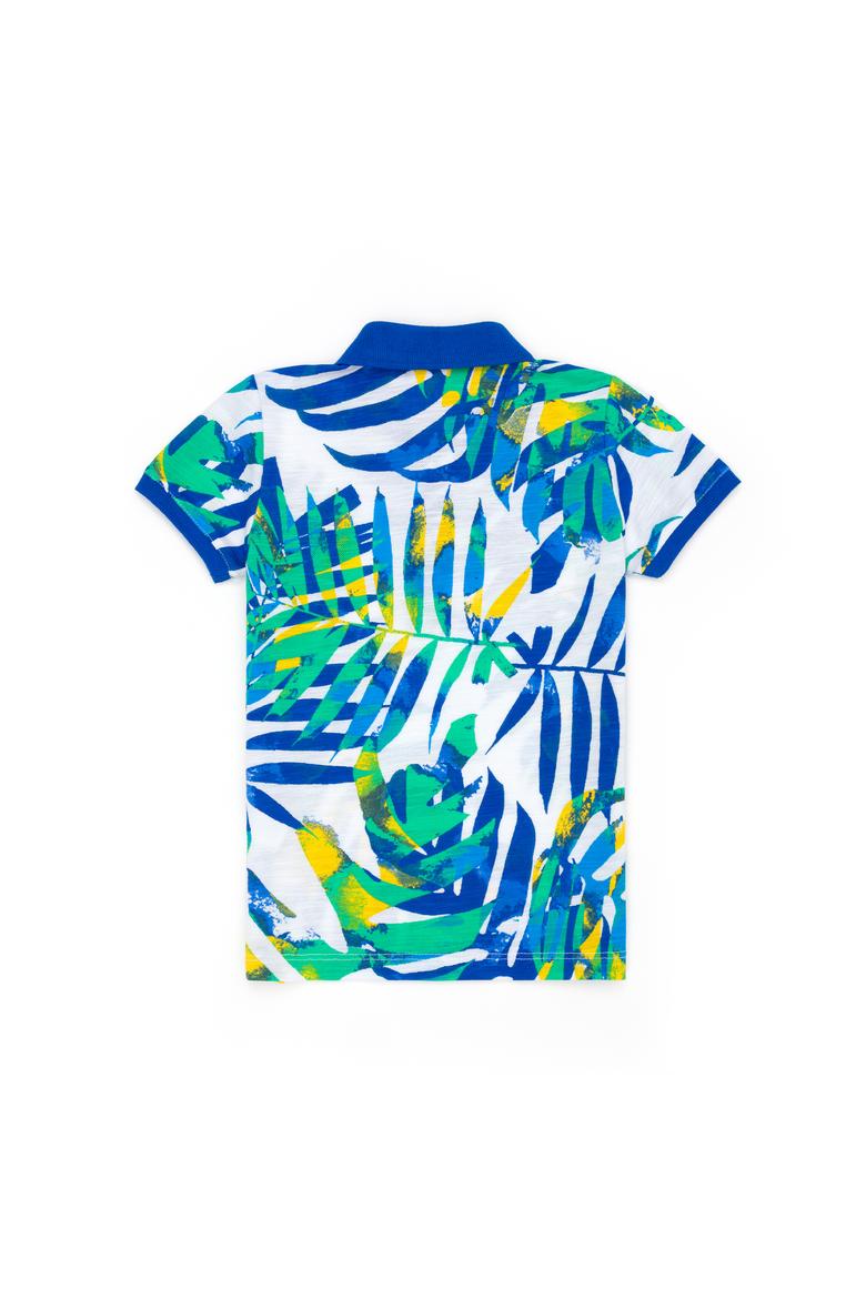 Erkek Çocuk Beyaz Polo Yaka Tişört - 50278168040