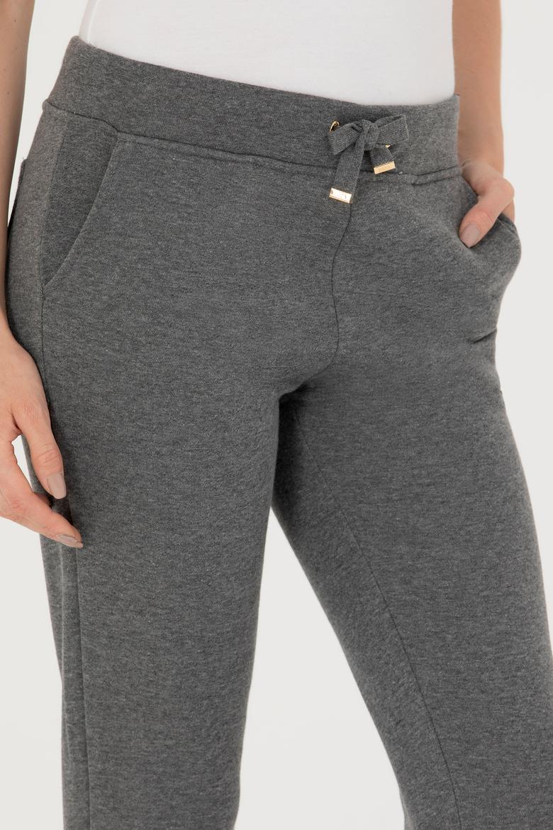 Kadın Antrasit Melanj Eşofman Altı - 50272997066