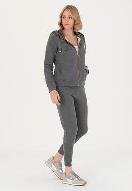 Kadın Antrasit Melanj Eşofman Altı - 50272997066