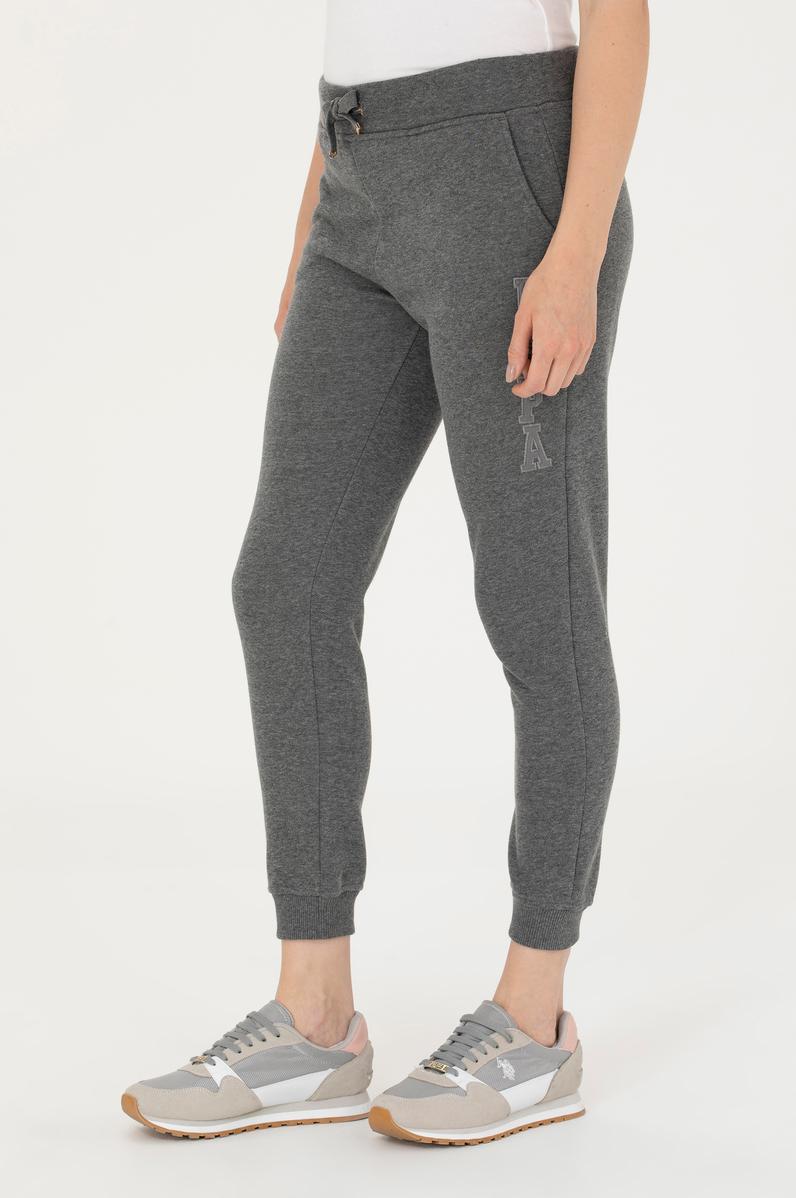 Kadın Antrasit Melanj Eşofman Altı