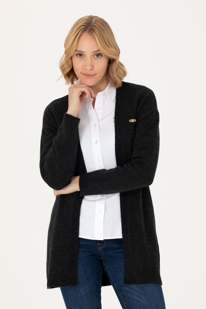 Kadın Siyah Triko Hırka