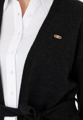 Kadın Siyah Triko Hırka - 50276237017