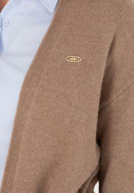 Kadın Kum Melanj Triko Hırka - 50276237029