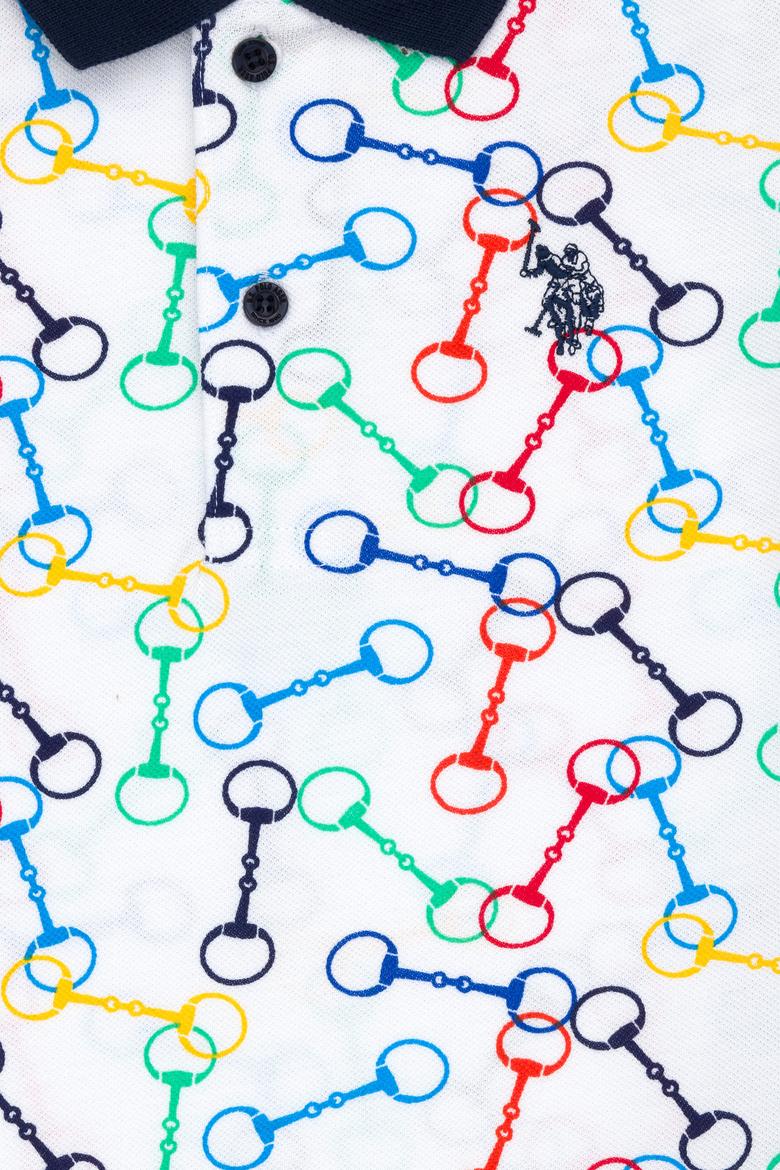 Erkek Çocuk Beyaz Polo Yaka Tişört - 50278146042