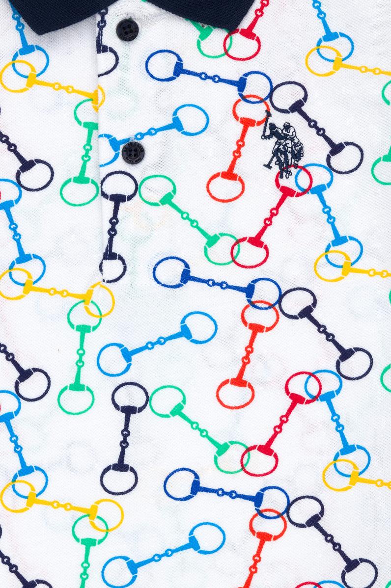 Erkek Çocuk Beyaz Polo Yaka Tişört