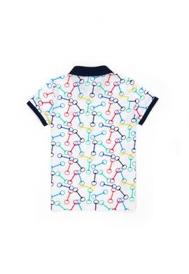 Erkek Çocuk Beyaz Polo Yaka Tişört - 50278146042