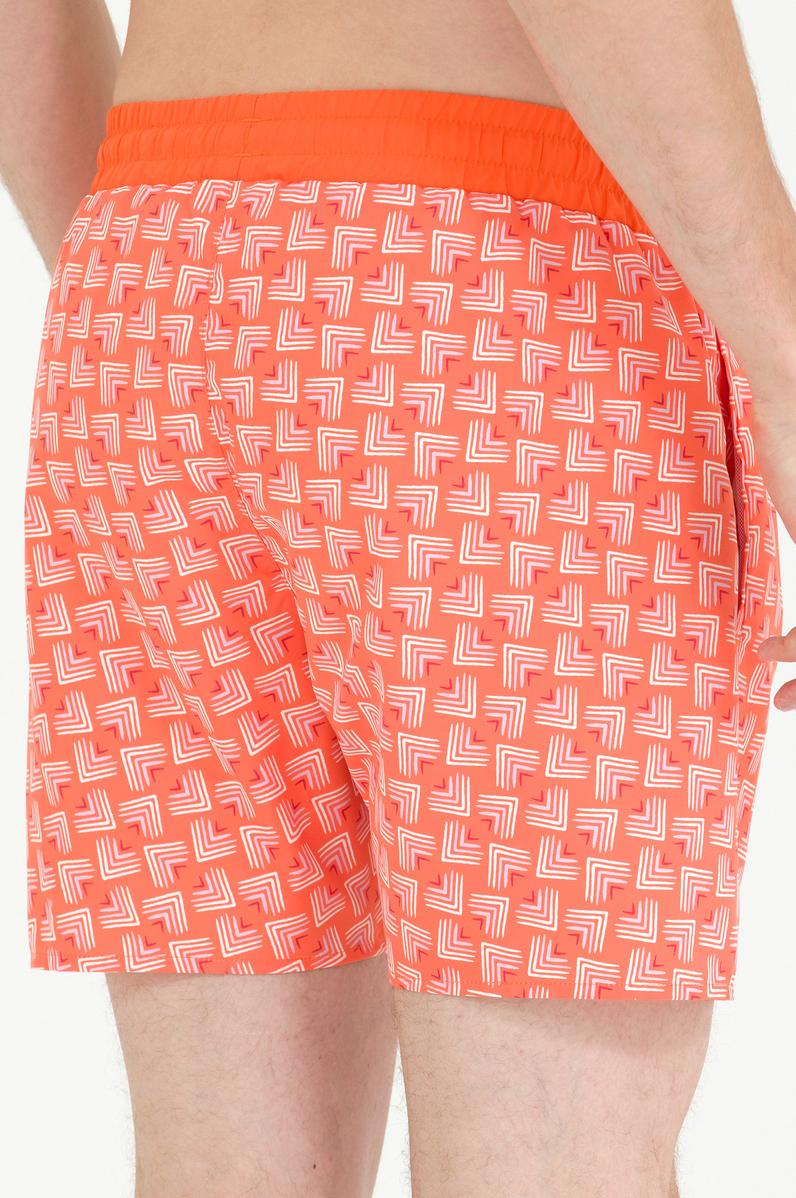Erkek Turuncu Deniz Şortu