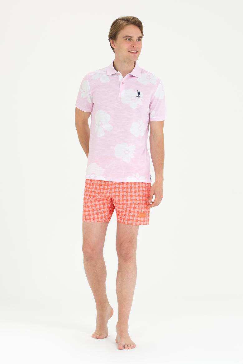 Erkek Turuncu Deniz Şortu