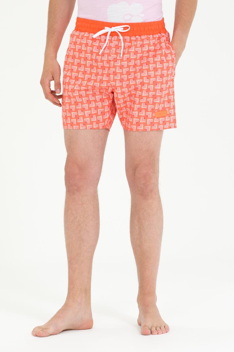 Erkek Turuncu Deniz Şortu