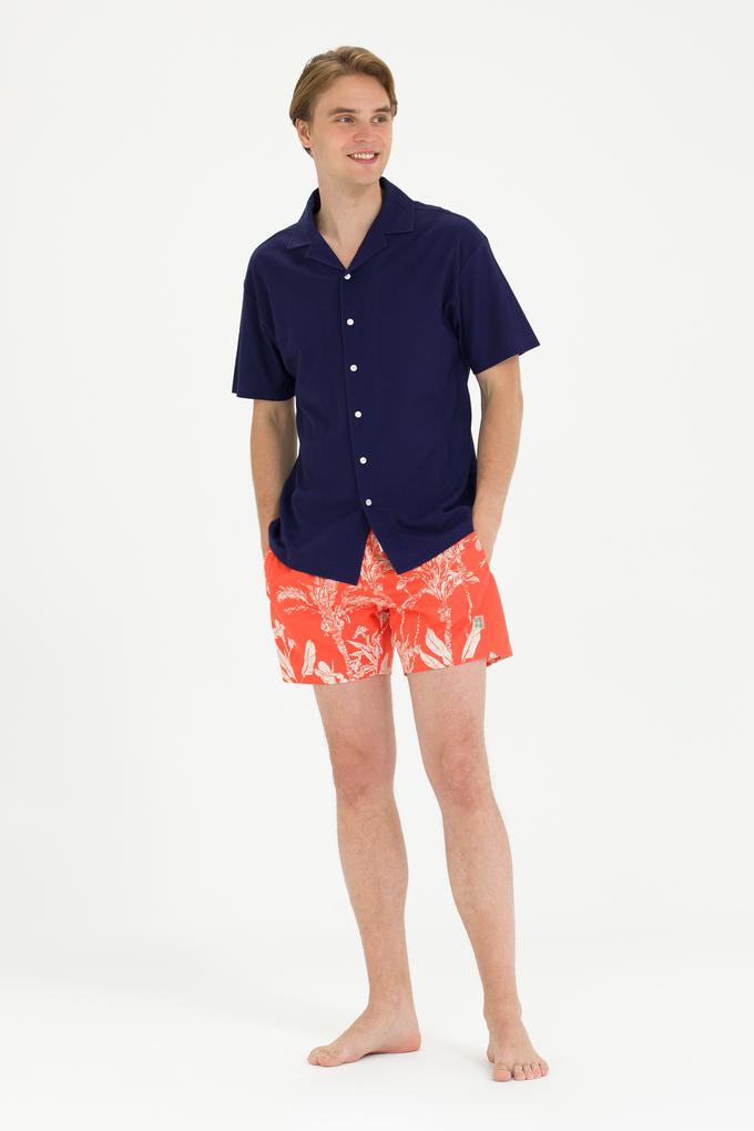 Erkek Turuncu Deniz Şortu