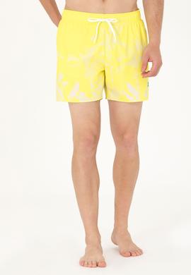 Erkek Neon Sarı Deniz Şortu - 50262274034