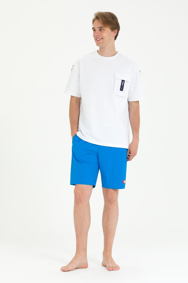 Erkek Saks Deniz Şortu