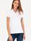 Kadın Beyaz Basic Polo Yaka Tişört