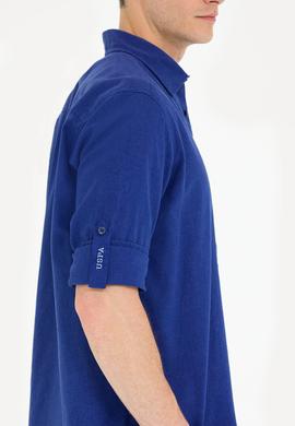 Erkek Mavi Uzun Kollu Basic Gömlek - 50262880030