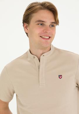 Erkek Taş Bisiklet Yaka Tişört - 50262955027