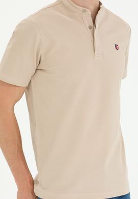 Erkek Taş Bisiklet Yaka Tişört - 50262955027