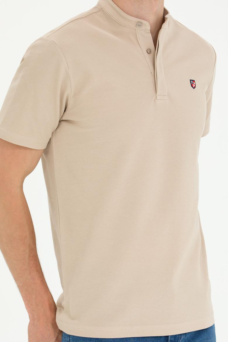 Erkek Taş Bisiklet Yaka Tişört - 50262955027