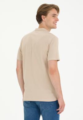 Erkek Taş Bisiklet Yaka Tişört - 50262955027