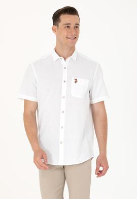 Erkek Beyaz Kısa Kollu Gömlek - 50262957001