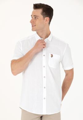 Erkek Beyaz Kısa Kollu Gömlek - 50262957001