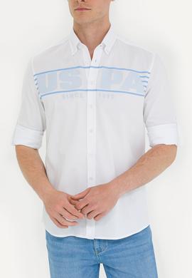 Erkek Beyaz Uzun Kollu Gömlek - 50263127021
