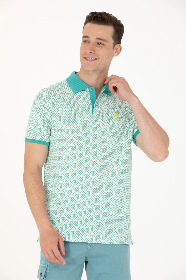 Erkek Mint Polo Yaka Tişört