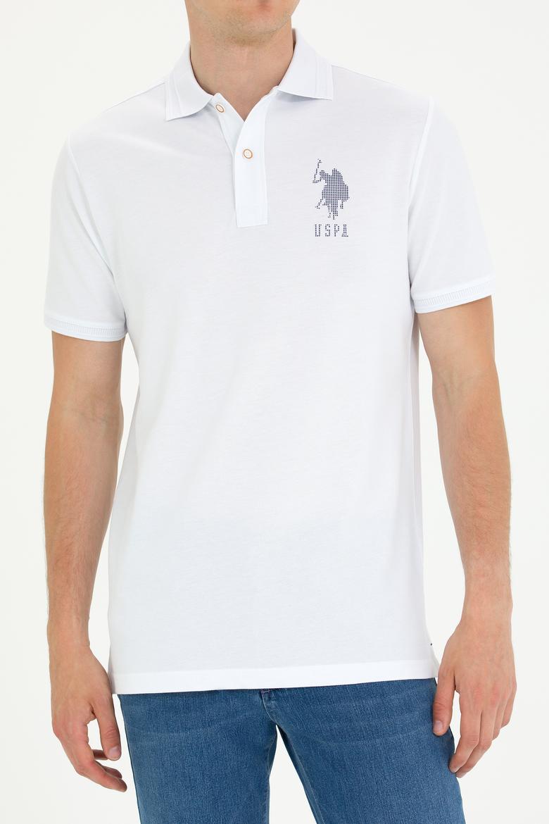 Erkek Beyaz Polo Yaka Tişört - 50263420009