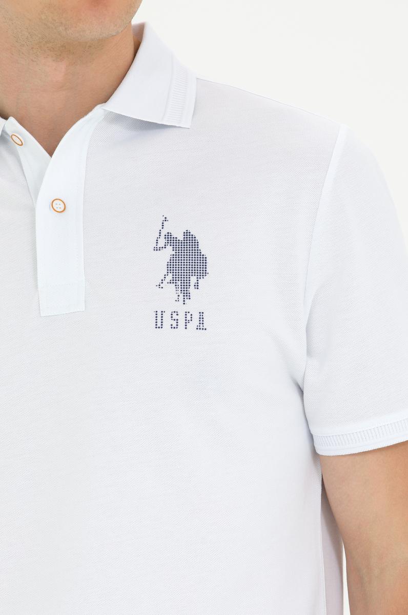 Erkek Beyaz Polo Yaka Tişört